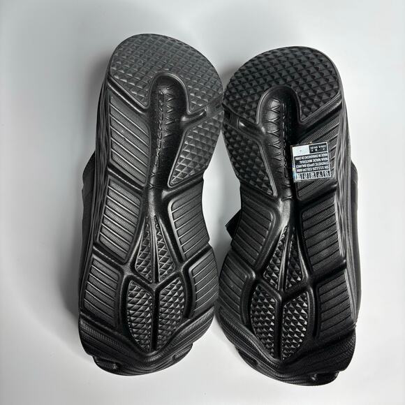 Skechers Women's Foamies: Max Cushioning Incite Platform Sandals in Black - Picture 7 of 8